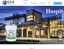 Tablet Screenshot of gsgdistribution.com